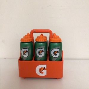 Gatorade 6 pack 32 oz bottle holder with 6 bottles